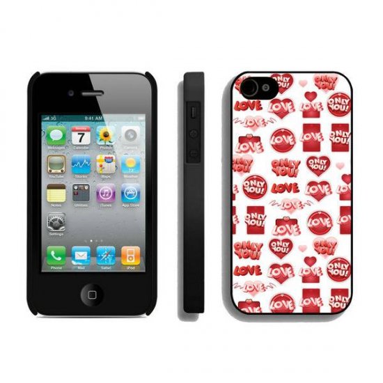 Valentine Just Love iPhone 4 4S Cases BTQ